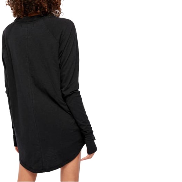 NEW Free People We The Free Arden Tee - Black - Picture 4 of 16